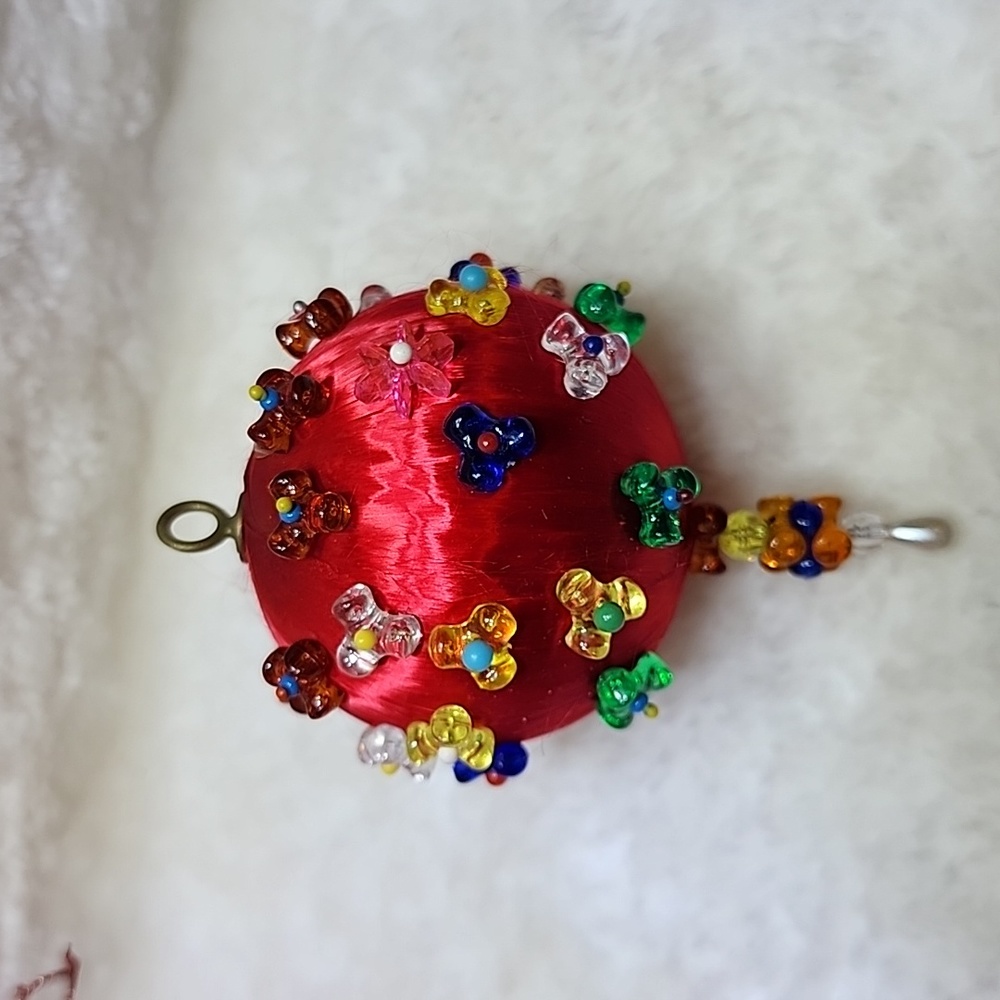Vintage 60's Push Pin Christmas Ornament